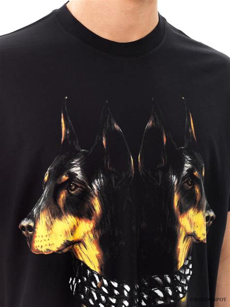 givenchy doberman cuban fit cotton jersey t-shirt|Givenchy Doberman for sale .